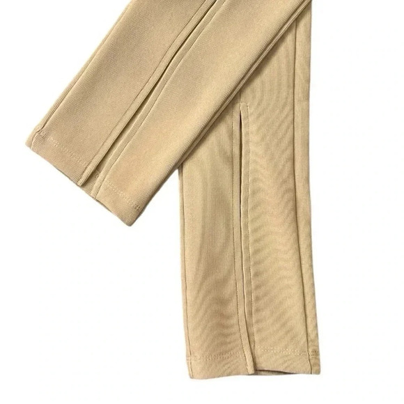 Zara Split Leg Hi-Rise Pull-On Legging Tan Size Small - Picture 13 of 14